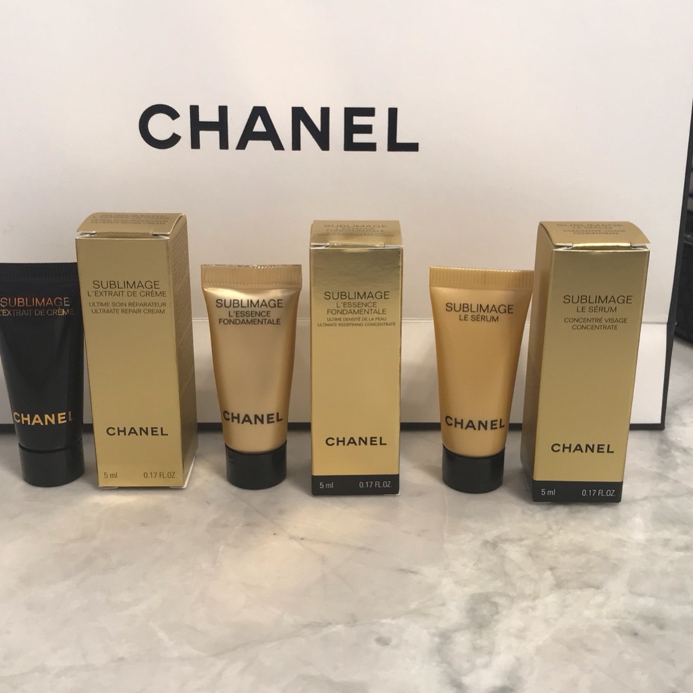 CHANEL Sublimage Gold and Black Skincare Collection